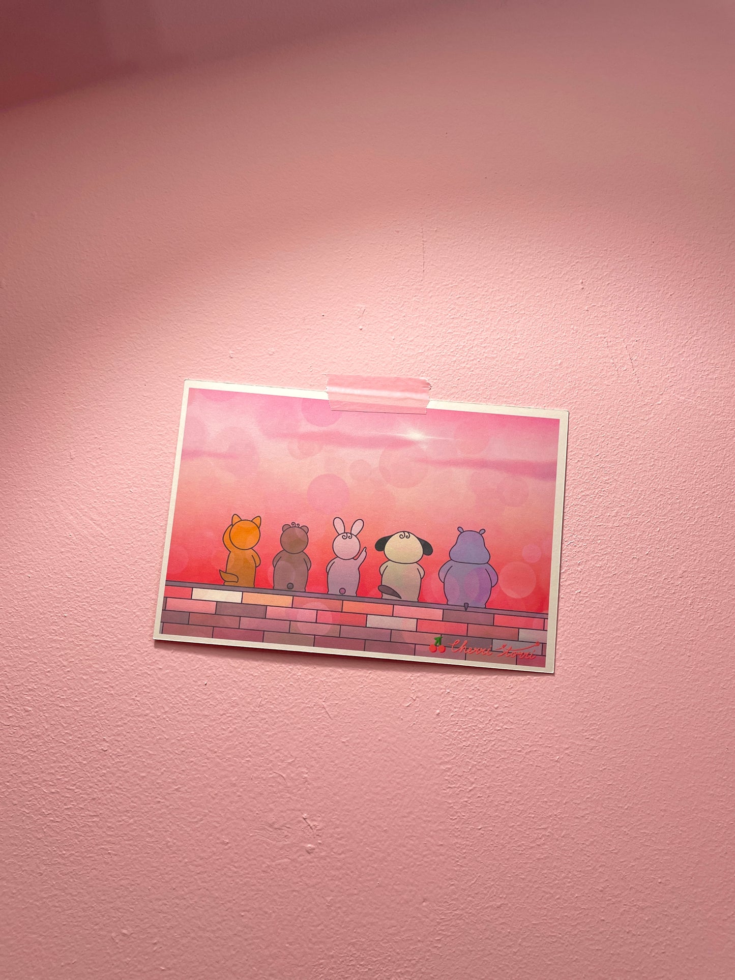 Over Looking Sunset - Postcard (1pc)